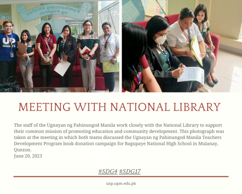 Meeting with National Library 
